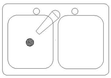 CAD如何畫洗菜盆
