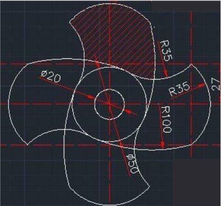 怎么用CAD繪制風(fēng)扇扇葉？