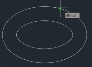 如何標注兩個橢圓或同心圓之間的距離？