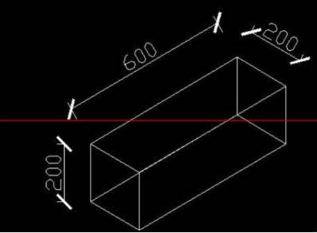 CAD長方體的繪制技巧