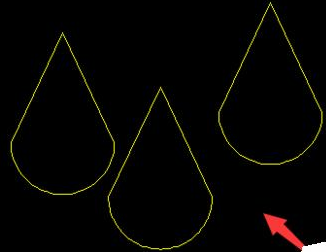 怎樣在CAD中快速繪制水滴？